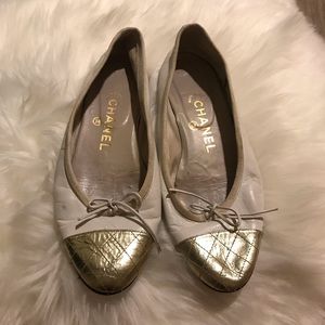Authentic Chanel ballet flats